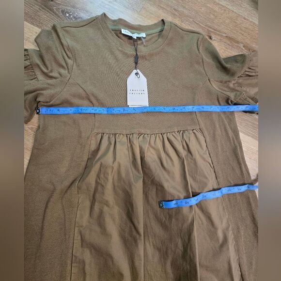 English Factory Green Ruffled Empire Waist Sundress - Picture 9 of 12